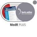 Abbildung von: beck-online Zeitschriftenmodul MedR Plus - C.H.BECK