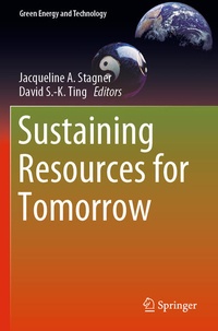 Enlarge image Cover: Sustaining Resources for Tomorrow - Springer