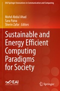Cover: Sustainable and Energy Efficient Computing Paradigms for Society - Springer