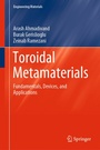 Cover: Toroidal Metamaterials - Springer