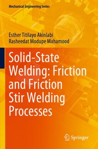 Enlarge image Cover: Solid-State Welding: Friction and Friction Stir Welding Processes - Springer