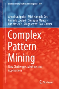 Enlarge image Cover: Complex Pattern Mining - Springer