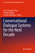 Cover: Conversational Dialogue Systems for the Next Decade - Springer