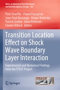 Cover: Transition Location Effect on Shock Wave Boundary Layer Interaction - Springer
