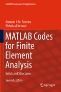 Cover: MATLAB Codes for Finite Element Analysis - Springer