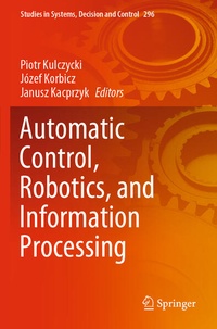 Enlarge image Cover: Automatic Control, Robotics, and Information Processing - Springer