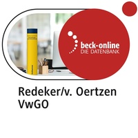 Abbildung von: beck-online. Redeker/von Oertzen, Verwaltungsgerichtsordnung - C.H.BECK