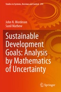 Cover: Sustainable Development Goals: Analysis by Mathematics of Uncertainty - Springer