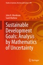 Cover: Sustainable Development Goals: Analysis by Mathematics of Uncertainty - Springer