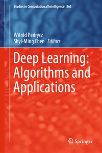 Enlarge image Cover: Deep Learning: Algorithms and Applications - Springer