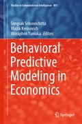 Cover: Behavioral Predictive Modeling in Economics - Springer