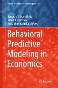 Enlarge image Cover: Behavioral Predictive Modeling in Economics - Springer
