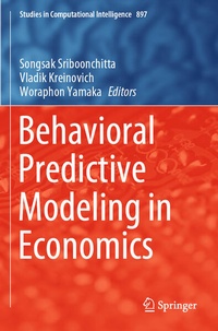 Enlarge image Cover: Behavioral Predictive Modeling in Economics - Springer