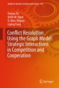 Cover: Conflict Resolution Using the Graph Model: Strategic Interactions in Competition and Cooperation - Springer