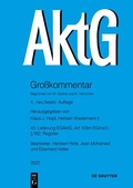 Cover: Aktiengesetz: AktG - De Gruyter