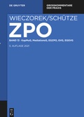 Cover: Zivilprozessordnung und Nebengesetze: ZPO - Band 13 - De Gruyter