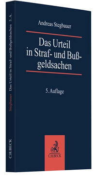 Abbildung von: Das Urteil in Straf- und Bußgeldsachen - C.H.BECK