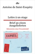 Cover: Lettre &agrave; un otage - Brief an einen Ausgelieferten - dtv