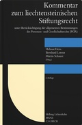Cover: Kommentar zum liechtensteinischen Stiftungsrecht - Helbing & Lichtenhahn