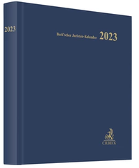 Abbildung von: Beck'scher Juristen-Kalender 2023 - C.H.BECK