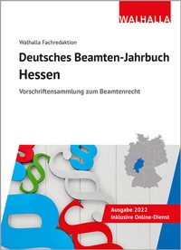 Abbildung von: Deutsches Beamten-Jahrbuch Hessen 2022 - Walhalla