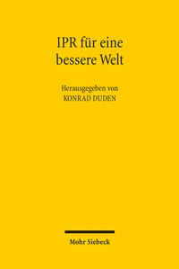 Bild: IPR für eine bessere Welt - Mohr Siebeck
