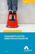 Cover: Aushangpflichtige Arbeitsschutzgesetze - GDA - Gesellschaft f&uuml;r Marketing u. Service der Deutschen Arbeitgeber