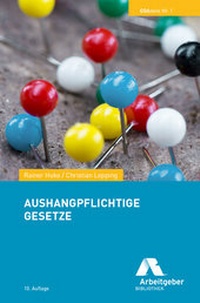 Abbildung von: Aushangpflichtige Gesetze - GDA - Gesellschaft für Marketing u. Service der Deutschen Arbeitgeber
