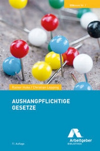 Abbildung von: Aushangpflichtige Gesetze - GDA - Gesellschaft für Marketing u. Service der Deutschen Arbeitgeber