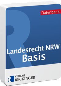 Enlarge image Cover: Landesrecht NRW - Basis - Verlag Reckinger