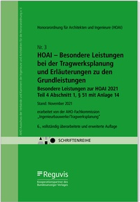Abbildung von: HOAI - Besondere Leistungen bei der Tragwerksplanung und Erläuterungen zu den Grundleistungen - Reguvis Fachmedien