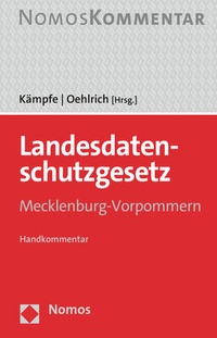 Abbildung von: Landesdatenschutzgesetz Mecklenburg-Vorpommern - Nomos