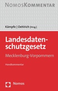 Cover: Landesdatenschutzgesetz Mecklenburg-Vorpommern - Nomos