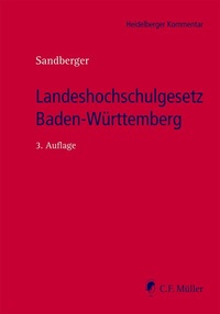 Abbildung von: Landeshochschulgesetz Baden-Württemberg - C.F. Müller