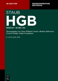 Abbildung von: Handelsgesetzbuch: HGB - Band 6/1 - De Gruyter