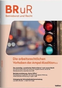 Abbildung von: Betriebsrat und Recht (BRuR) - Vahlen