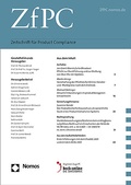 Abbildung von: ZfPC - Zeitschrift für Product Compliance - Nomos