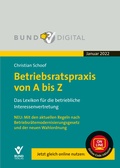 Cover: Betriebsratspraxis von A bis Z - Bund-Verlag