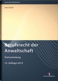 Cover: Berufsrecht der Anwaltschaft - Deutscher Anwaltverlag
