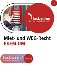 Abbildung von: beck-online. Miet- und WEG-Recht Premium - C.H.BECK