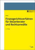 Cover: Finanzgerichtsverfahren f&uuml;r Steuerberater und Rechtsanw&auml;lte - NWB