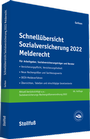 Cover: Schnellübersicht Sozialversicherung 2022 Melderecht - Stollfuß