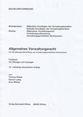 Cover: Allgemeines Verwaltungsrecht mit Verwaltungsvollstreckung und verwaltungsgerichtlichem Rechtsschutz - Bernhardt, Horst