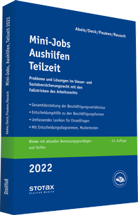 Abbildung von: Mini-Jobs, Aushilfen, Teilzeit 2022 - Stollfuß