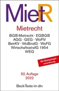 Cover: Mietrecht: MietR - dtv