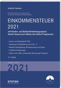 Abbildung von: Tabelle, Einkommensteuer 2021 - Stollfuß