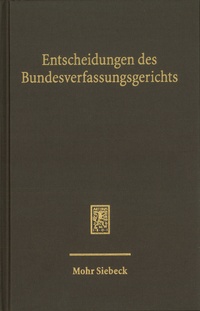 Abbildung von: Entscheidungen des Bundesverfassungsgerichts (BVerfGE) - Band 156 - Mohr Siebeck
