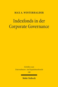 Abbildung von: Indexfonds in der Corporate Governance - Mohr Siebeck