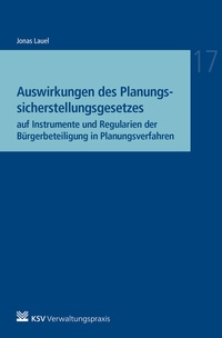 Abbildung von: Auswirkungen des Planungssicherstellungsgesetzes - KSV Medien Wiesbaden