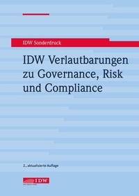 Abbildung von: IDW Verlautbarungen zu Governance, Risk und Compliance - IDW